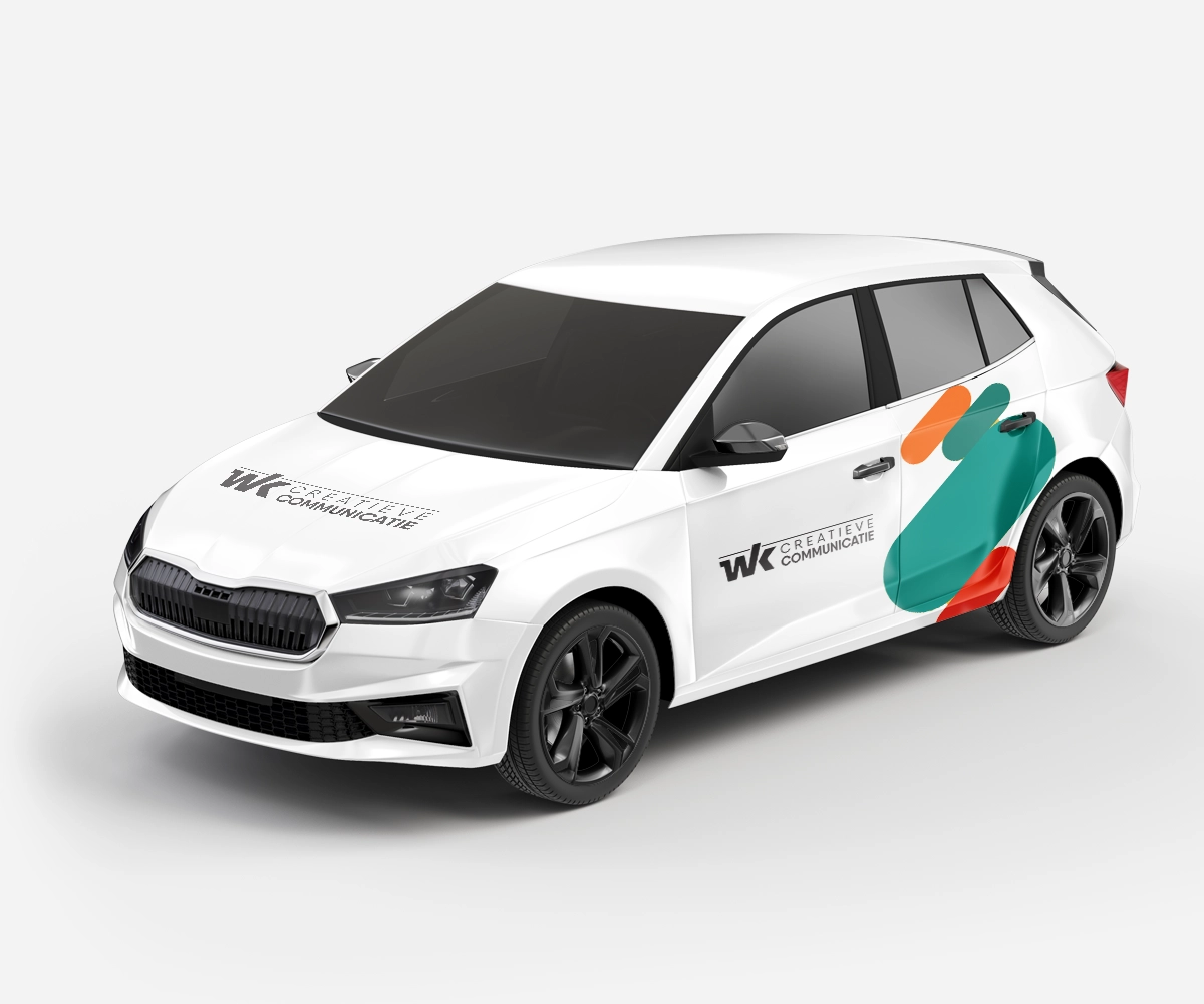 Stickers & belettering van WK Creatieve Communicatie
