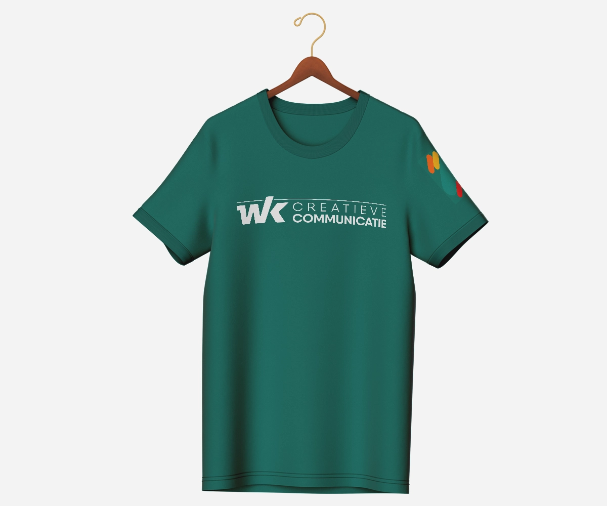 Textieldruk van WK Creatieve Communicatie