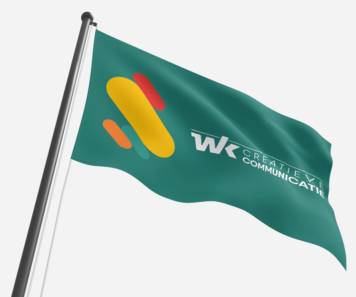 Vlaggen & buitenreclame van WK Creatieve Communicatie